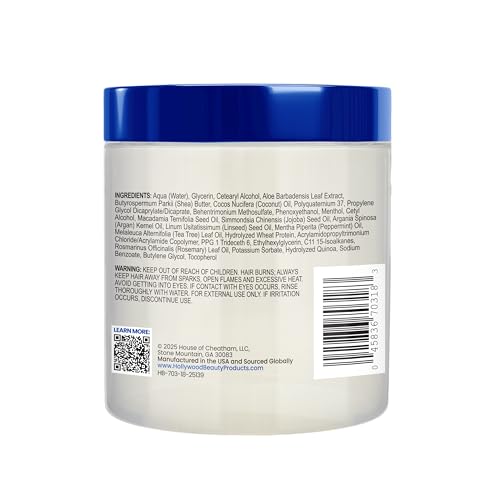 Hollywood Beauty Tea Tree & Rosemary Deep Hydration Masque, 18 oz - Restores Moisture