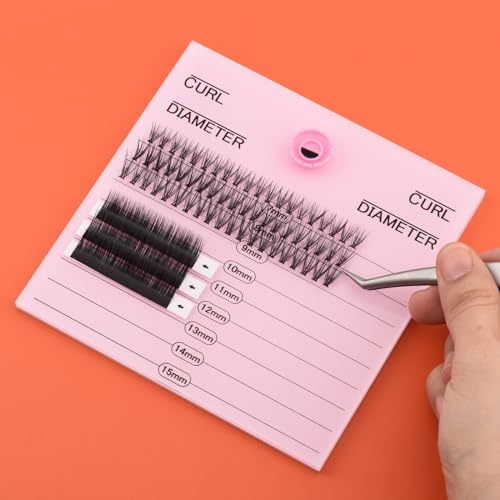 1 Pack Lash Pallet Holder for Eyelash Extensions, Bigger Size Lash Tray Strip Adhesive Glue Holder, Eyelash Tiles, Professional Lash Extension Pallet