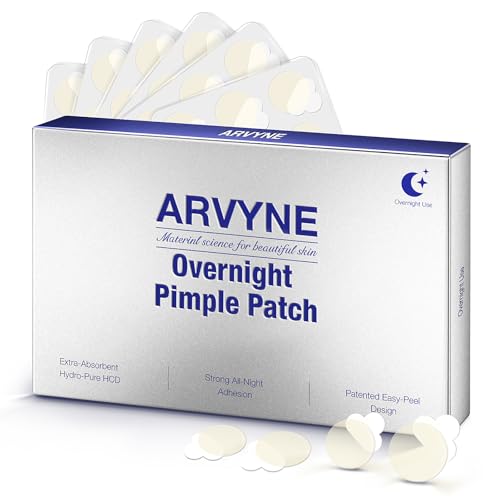 Overnight Pimple Patches - Extra-Absorbent Hydrocolloid Acne Patch for Face with Strong All-Night Adhesion, Breathable Waterproof Film, Clean-Care Complex, Patented Easy-Peel Design, 36 Count