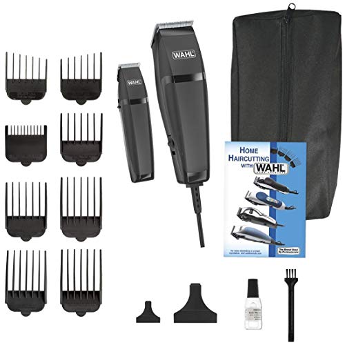 Wahl Clipper Corp Pro 14 Piece Styling Kit with Hair Clipper and Beard Trimmer for Total Body Grooming - Model 79450, Chrome