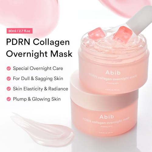 Abib Pink Me Up Pdrn 3 Step Glow Kit | Overnight Firming Jelly Mask, PDRN Retinal Eye patches, PDRN Lip Mask | Korean Skincare Set for Glass Skin, Valentines Day Gifts for Women