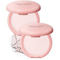 THESAEM Saemmul Perfect Pore Pink Pact - Sebum Control Face Powder with 15% Calamine for Oily Sensitive Skin - Oil Control Moisture System Compact - Korean Makeup Pressed Powder, 0.37 oz. 2 Pack