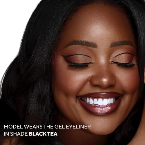 Shades By Shan The Gel Eyeliner, Long-Lasting Smudge-Proof Formula, Vegan, Black Tea