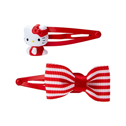 Kitty Hello Hair pin Set red Hair Clip