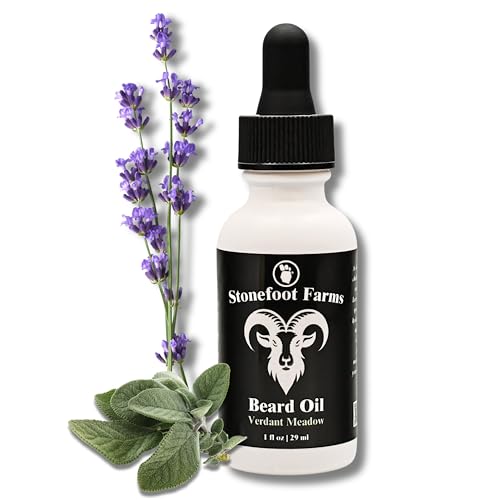 Beard Oil for Men ? Sage, Lavender & Geranium ? Natural Ingredients ? Softens, Conditions & Reduces Beard Itch with Jojoba & Argan ? Promotes Healthy Beard Growth
