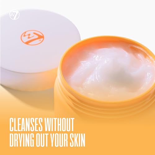 W7 Peachy Clean Makeup Melt Set ? Cleansing Balm & Remover Pad for a Peach-Perfect Skincare Routine ? The Ultimate Makeup Melting Dream Team! - Gentle, Hydrating & Effortless