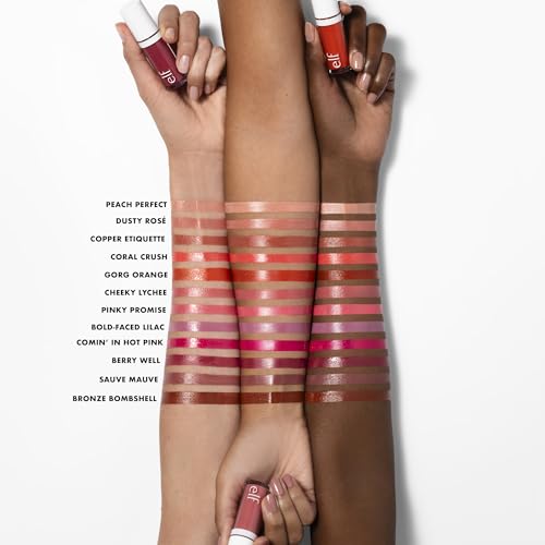 e.l.f. Camo Liquid Blush, Long-lasting Liquid Blush For High-pigment Color, Creates A Soft, Dewy Finish, Vegan & Cruelty-free, Dusty Ros?
