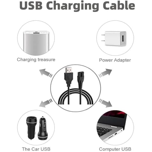 Power Adapter Charger Cord Compatible with Wahl Cordless Hair Clippers Model 79470,6245LP Charger