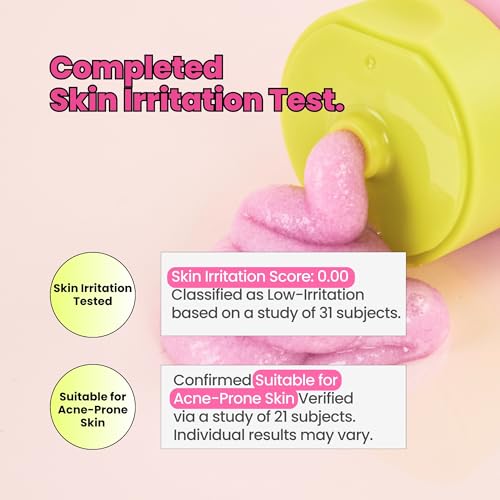 4-in-1 Konjac Jelly Face Cleanser ? Gentle Daily Exfoliating, Deep Cleansing, Pore Care & Makeup Removal | Berry Smoothie Texture with Raspberry & Vitamin B+C+E Complex | Dermatologist-Tested