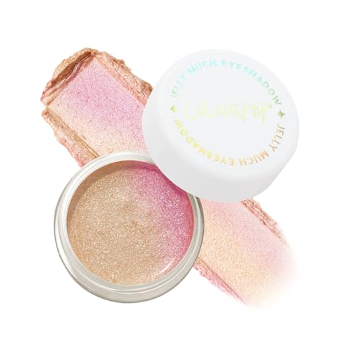 ColourPop Jelly Much Gel Eyeshadow - Glitter Eyeshadow with a Water-Based Gel Formula - Provides Intense Color Payoff with Minimized Creasing & Fading - Field of Fairies (0.23 oz)