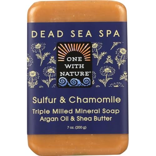 One With Nature Bar Soap, Chamomile and Sulfur, 7 Ounce