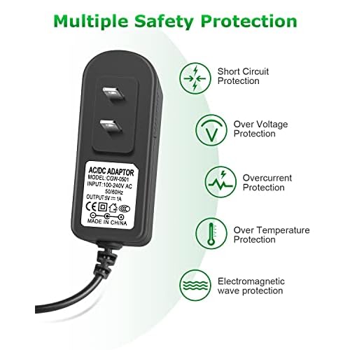 Meridian Trimmer Charger Replacement for Meridian Original M2B M2C M2G Electric Shaver Trimmer 5V Charging Cable for Meridian Power Cord 5V 1A Wall Charger AC Power Adapter with Shaver Brush 6.6FT