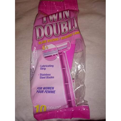 10 Women's Twin Blade Disposable Razors