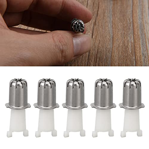 10Pcs Nose Hair Trimmer Head, Universal Clipper Nose Hair Heads Kit, Steel Sheet Hair Trimmer Replacement Head Set for Daily Shaving, Cleaning, Trimming