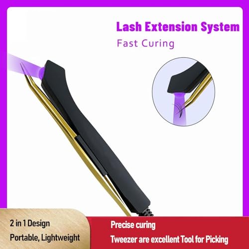 Beauty Lamp for Eyelash Extensions, 395-400nm LED Eyelash Lamp, LED Gel Curing Lash Light Lamp, LED Foot Pedal Gel Curing Lash Light Lamp for Lash Artists
