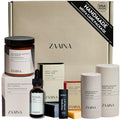 ZAAINA Men¡¯s Care Package, Valentine Gifts for Men, Relaxation Spa Gift Set - Luxury Natural Handmade Grooming Kit for Husband Dad Friend, Birthday Gifts for Him (Premium Set with Sandalwood Candle)