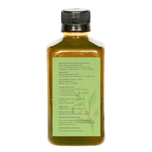 DAANA Sesame Oil for Skin: Certified USDA Organic, Extra Virgin, Cold Pressed (12 fl oz)