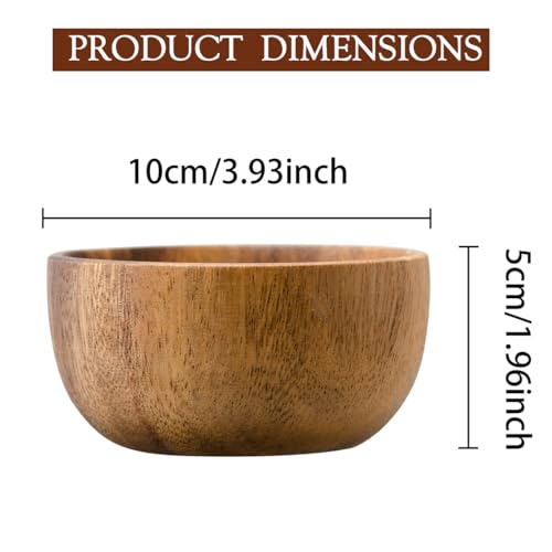 Wooden Shaving Bowl, Shaving Soap & Cream Bowl for Men Classic Style Easy to Lather Fits Wet Shaving (3#)