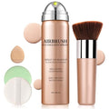 Air Brush Makeup Foundation,Magic Minerals Airbrush Foundation Makeup,Silk Flawless,Buildable Coverage,Moisturizing Formula for Smooth Radiant Skin (01 Natural/Warm Porcelain)