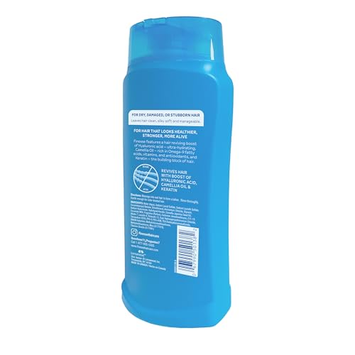 Finesse Restore + Strengthen Moisturizing Shampoo, 13 oz (Pack of 6), Moisturize & Repair Dry or Damaged Hair for Soft, Healthy Looking Hair