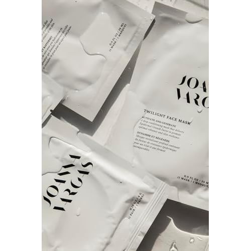Joanna Vargas Twilight Face Mask - Hydrating Face Masks with Epidermal Growth Factor & Niacinamide - Soothing Facial Masks for Women - Repairing Sheet Mask for Enhanced Skin Barrier - Single Sheet
