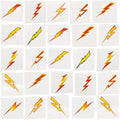 Lightning Bolt Temporary Tattoos - Bulk set of 72- Superhero, Potter and Birthday Party Favors and Handouts