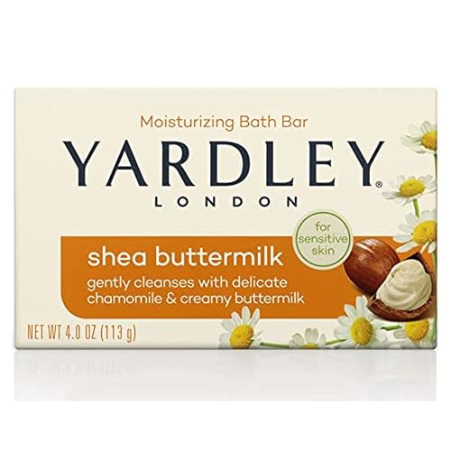 Yardley Shea Buttermilk Bath Bar 4oz 3 Pack