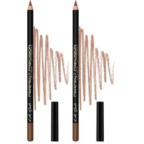 L.A. Girl Perfect Precision Lipliner, Bare GP713 (Pack of 2)