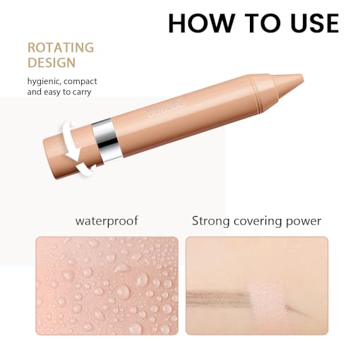 Neutral Concealer Crayon, Brightening Creamy Concealer Sustainable Under Eye Concealer stick Beauty Makeup (Neutral, 1 pc)