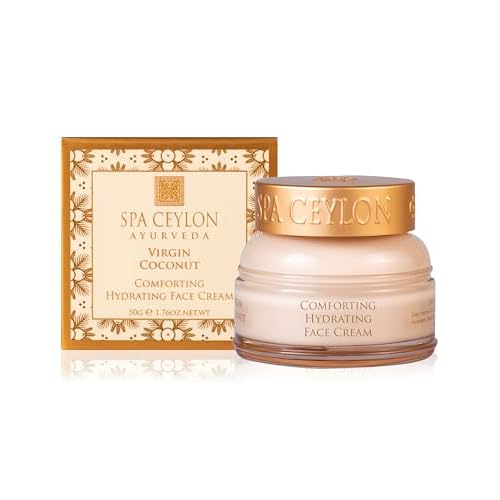 SPA CEYLON VIRGIN COCONUT Comforting Hydrating Face Cream | Repairing & Hydrating | Nourishing Vitamins | Paraben-Free | Suitable for all skin types