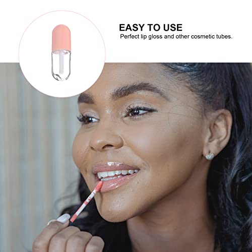 Mini Lip Gloss Empty Bottle 5Ml 10Pcs Refillable Lipstick Tubes for Diy Lip Color and Gloss Portable and Stylish Compact Design