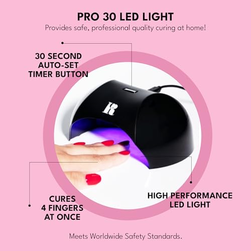 Red Carpet Manicure Fortify & Protect Kit ? Essentials for UV/LED Gel Application. Vitamin A & Biotin Infused, Long-Lasting, Chip-Resistant Manicure