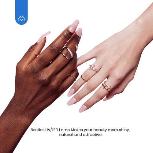 Beetles Liner Gel Polish with Curing Lamp 36W U V Nail Lamp, 6 Colors Liner Gel Polish Set with Fast Drying Compact LED Nail Dryer