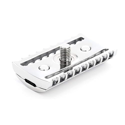 M?HLE TRADITIONAL R41 Double Edge Safety Razor (Open Comb) For Men - Perfect for Every Day Use, Barbershop Quality Close Smooth Shave