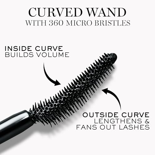 Lanc?me Lash Id?le Lash-Lifting & Volumizing Waterproof Mascara - Black Mascara for Instant Volume, Length & Lift - Smudge Proof & Up To 24H Wear - Black - Waterproof Mascara