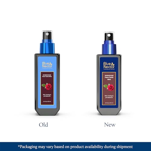 Blue Nectar Shubhr Steam Distilled Rose Toner Water & Face Tonic Mist (3.4 fl oz)