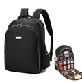 MAXPAND Large Backpack Bag Organizer for Barbers Clippers and Supplies Portable Hairstylist Clipper Backpack Travel Barber Shop Tools Bag 3 in 1 (BLACK), 19 INCHES