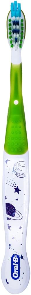 Oral-B Pro-Health Junior CrossAction Galaxy Toothbrush, Ages 6+, Soft - Pack of 4
