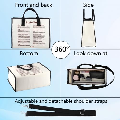 BWWKTOP Singer Album Canvas Tote Bag Singer Fans Gift Song Lyrics inspired Shoulder Bag For Women