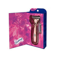 Skintimate razor, 4 blades system with aloe & vit E (1 handle and 2 refills included) (1 handle and 2 refills)