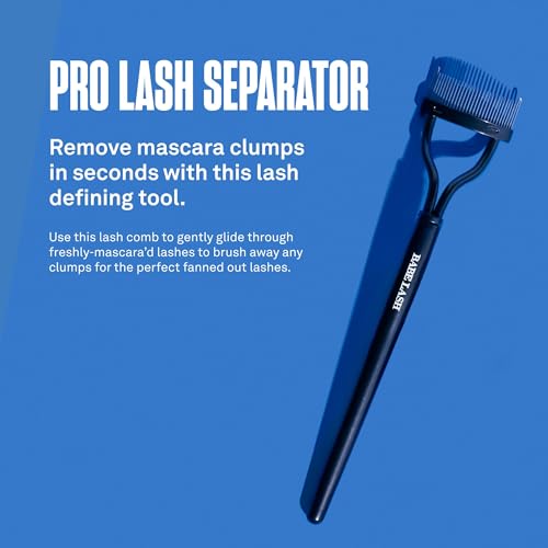 Babe Original Pro Eyelash Separator, Removes Clumps on Mascara, Reusable Stainless Steel Lash Comb for Cleaning Lashes