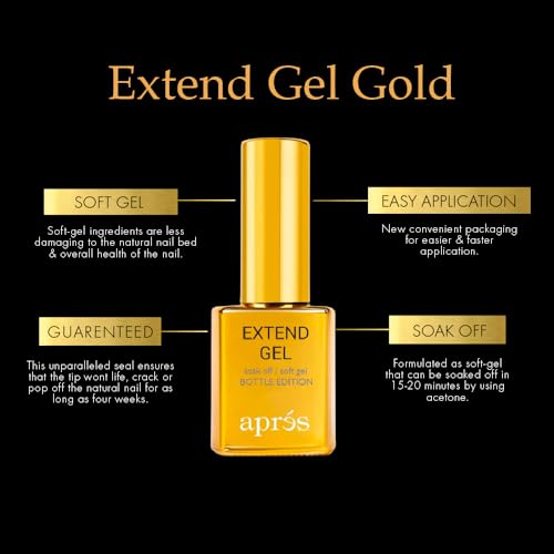 APR?S Apres Extend Gel 2-Pack with Curved Nail File and Nail Buffer - Gel-X Nail Care Set
