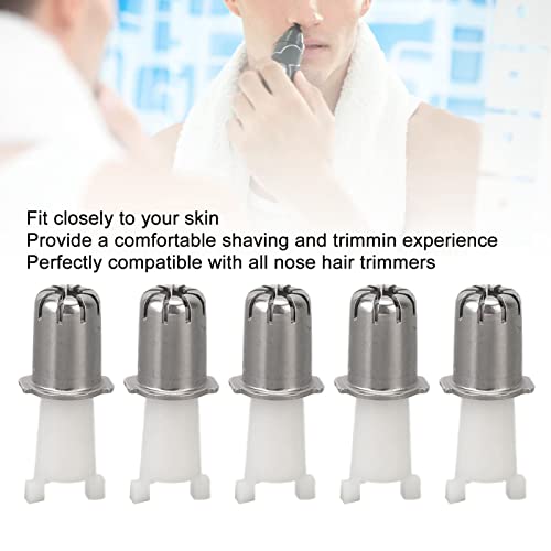 Nose Hair Trimmer Head, 10pcs Universal Replacement Clipper Blade Heads, Fitting, Ideal Replacement, Easy Cleaning, Portable Size for Daily Storage and Travel, Wholesale Business