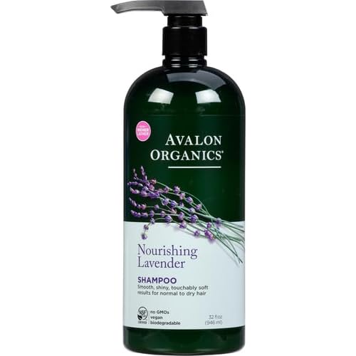 Avalon Organics Revitalizing Lavender Shampoo,32 oz,(Pack of 2)