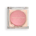 Revolution Beauty London, Beam Bright Blush, Blendable & Buildable Face Powder Blush, Luminous Finish for Radiant Cheeks, Vegan & Cruelty-Free, Pink Party, 0.09 Oz