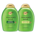 OGX Bundle: Clarifying Strength + Rosemary Mint Shampoo & Conditioner, 13 fl. oz each. Visibly removes oil & residue to clear buildup from oily hair. Sulfate-free surfactants, for fresh, healthy hair.