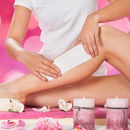 Tudomro 2000 Pcs Large Non-Woven Body Strips for Epilating and Waxing - 2.8 x 7.9 Inch Wax Paper for Women and Men, Arms, Legs, Armpit Hair Removal, White