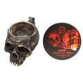 Burn The Ships Shaving Kit | Ceramic Skull Shave Bowl & Cream | Wet Razor Lather Mug | Hot Scuttle for Traditional Grooming | Shaving Soap Gift Set | Barber Accessories for Men