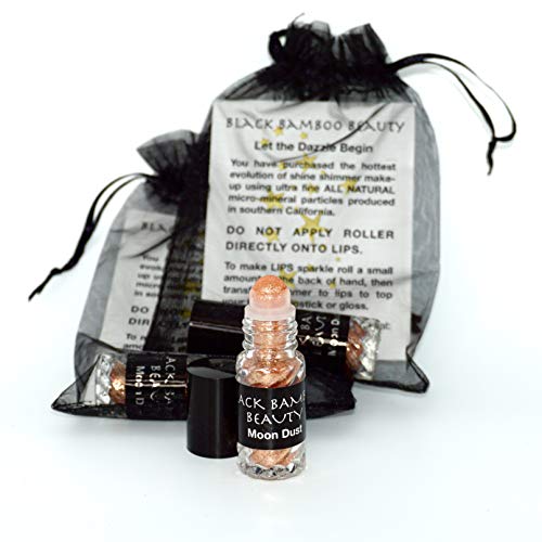 Black Bamboo Beauty - Moon Dust Gold Face and Body Glitter - Use as Eyeliner, Lipstick Topper, Face or Body Highlighter