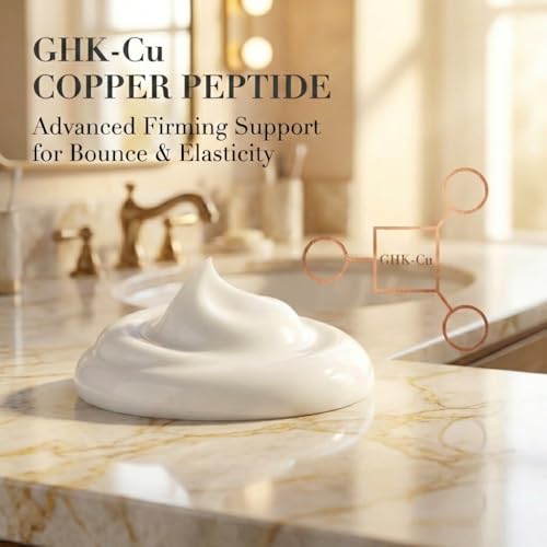 Infinite Aura Face Moisturizer with GHK-Cu Copper Peptides - Barrier Repair & Anti-Aging Cream for Dry, Sensitive Skin & Redness - Firming Formula with Bio-Identical Ceramides - 1.7 oz